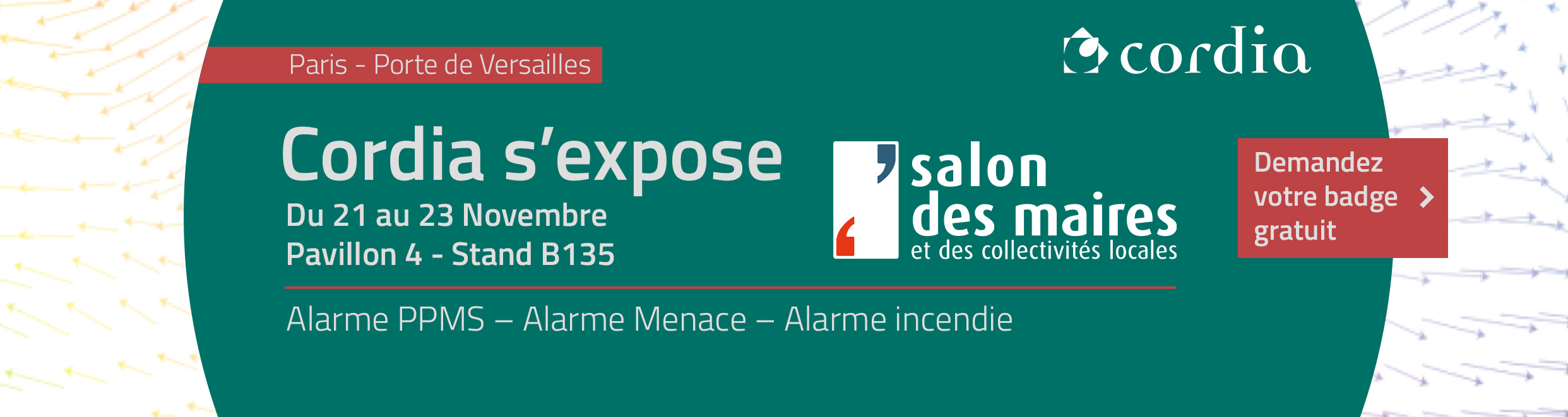 Cordia s’expose au Salon des Maires et des Collectivités locales 2022